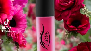 Cicia Premium Pink Lip Oil - Cherry Moisturizing and Nourishing Glossy Finish | Lip Care Treatment