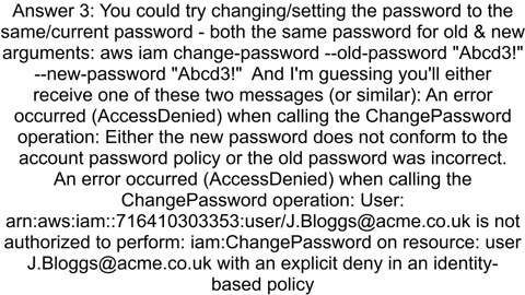 What is the aws command to verify my login credentials are correct AKA whoami for awscli