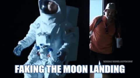 When You Walk In On Them Faking The Moon Landing