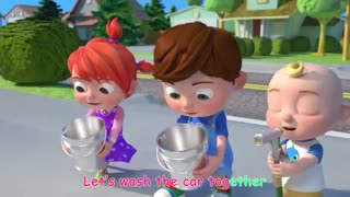 Car Wash Song | CoComelon Nursery Rhymes & Kids Songs #minecraft