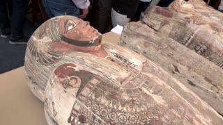 Archaeologists uncover trove of ancient Egyptian mummies