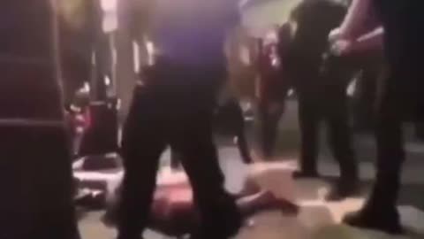 Man Destroyed After Pushing Woman