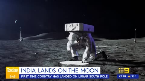 India Landing on the Moon