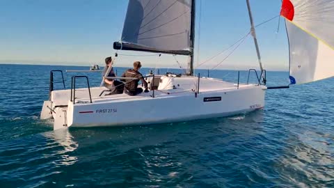 Two sides of Beneteau First 27 SE - Seascape Edition