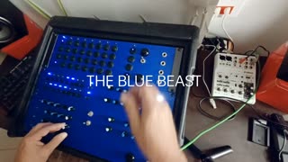 The Blue Beast. Fully analog drum machine.