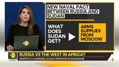 Sudan agreed to construct a Russian naval base, despite U.S. diplomats' warning of potential "consequences"
