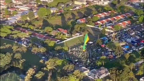 Images of the vigils in Brazil's Curitiba and CMNE.