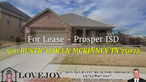 Home for lease McKinney Texas