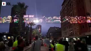 WATCH: Mayor Geordin Hill-Lewis Test Drive The Switching On Of The Lights in Cape Town