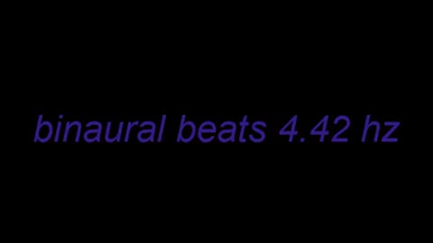binaural beats 4 42 hz