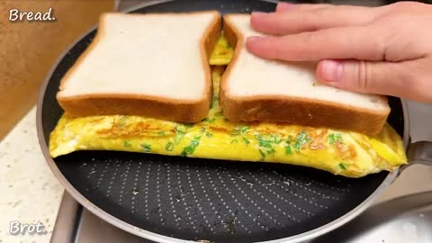 My kids can't stop eating these sandwiches! Delicious breakfast based on grandma's recipe