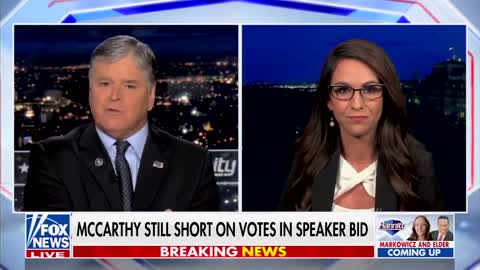 Lauren Boebert and Sean Hannity Battle Over Who Should Be Speaker of the House