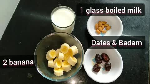 Banana Milk Shake। High Protein Shake।No sugar।