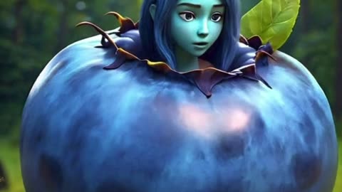 Cute Blueberry Inflation Gif 🫐