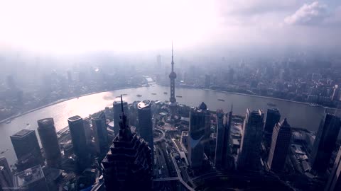 Oriental Pearl TV Tower in Shanghai