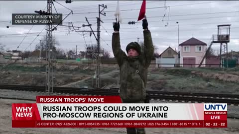 Russian troops could move into pro-Moscow regions of Ukraine