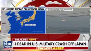 1 dead in U.S. military crash off Japan