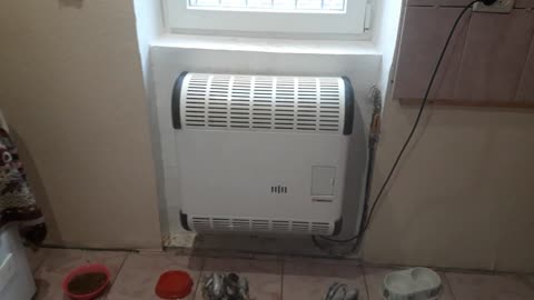 Convector for heating a house