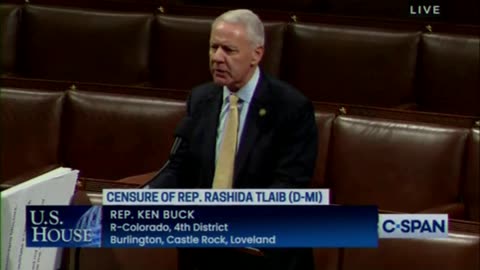 Congressman Ken Buck Decides To Support Rashida Tlaib