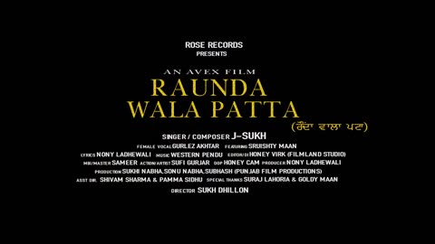 Raunda Wala Patta J-Sukh - Gurlez Akhtar - Shuristy mann