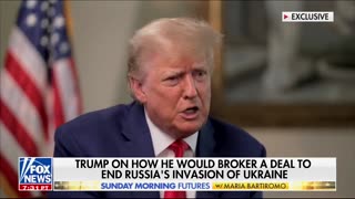 Trump Explains How He Would End The War In Ukraine