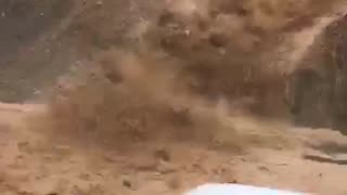 Flash flood in Ibri,Oman