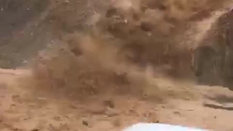 Flash flood in Ibri,Oman