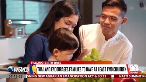 Thailand encourages families to have at least two children