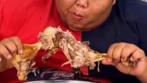250 kg Fat Man Eating Show 🍗 😂😍😘 "Gr liton Food Vlogger