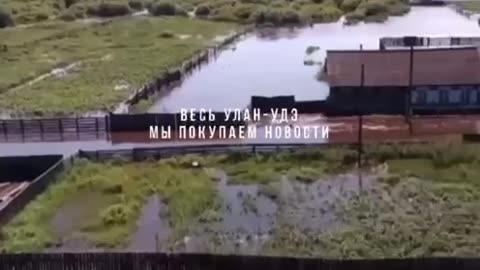 🌊👀 Another dam has burst in Buryatia, Russia, washing away villages and P2