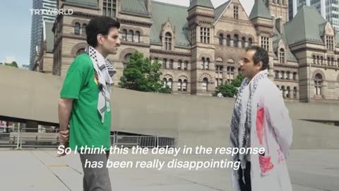 Canadian doctors demonstrate for Palestine TRT World