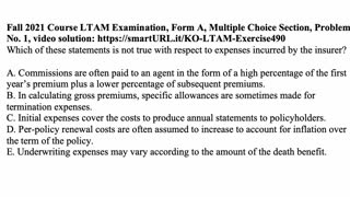 Exam LTAM exercise for December 1, 2021