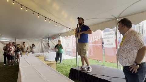 Adam Mathews Speaks at the VOA Country Music Festival