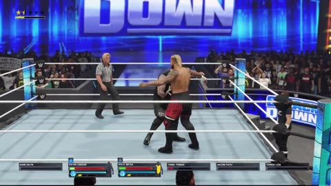 WWE 2K24 Kevin owens vs Solo sikoa Smackdown