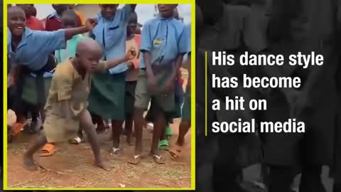This kid's dance style has become viral on social media