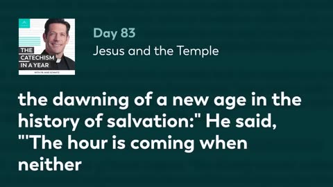 Day 83: Jesus and the Temple — The Catechism in a Year (with Fr. Mike Schmitz)