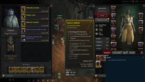 Diablo 4 - Season 1 Necromancer - Gear and Glyph Grinding