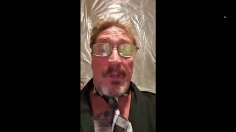 John McAfee (1945-2021) from inside a Faraday Cage