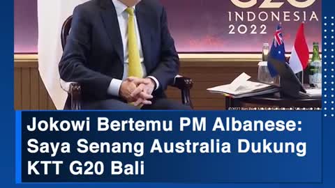 Jokowi meets Albanese PM: I love Australia dukg20 Bali