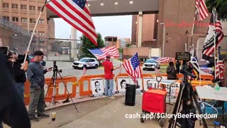 Sidewalk "Wars" w/ Woke At J6 Vigil 05/18/2023