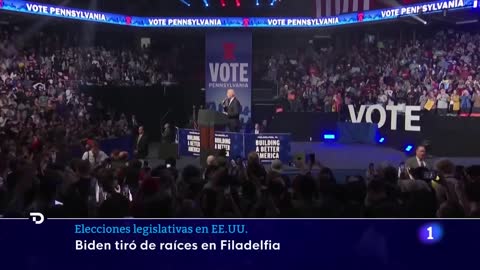 EE.UU. ELECCIONES_ BIDEN, OBAMA y TRUMP se vuelcan en PENSILVANIA, estado clave I RTVE Noticias