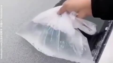 Lifehack frozen windshields? No problem