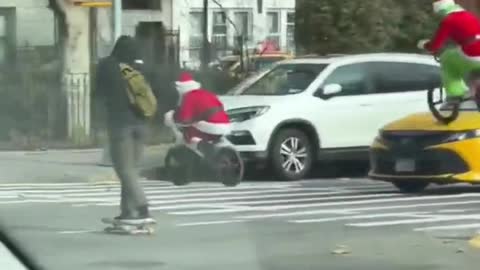 Guess what will happen to the driver of the yellow car? Street traffic safety.