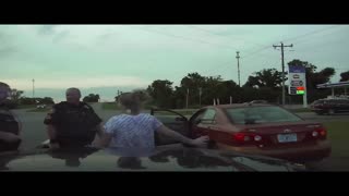 Lady Drops Pants to Officers During Stop and After Chase.
