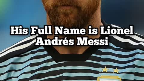 Lionel Messi Unknown Facts