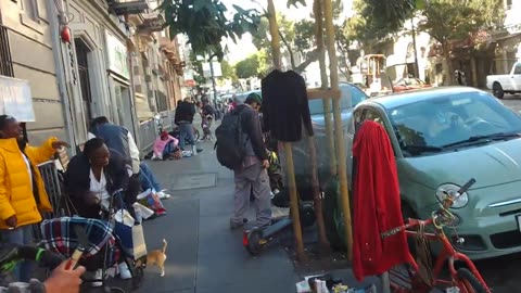 Homeless and Drug Users Dominate San Francisco Sidewalks