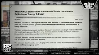 Biden to announce permanent climate lockdowns for their fake climate change narrative