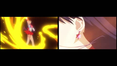 Flame Snipper Comparison ( Sailor Moon SuperS VS Sailor Moon Eternal )