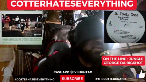 COTTERHATESEVERYTHING epsiode#3 Interview with Jungle George Da Bigshot from Da Lowly Ones!