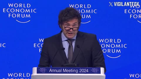 Argentina President Javier Milei Warns Against Collectivism at Davos 2024